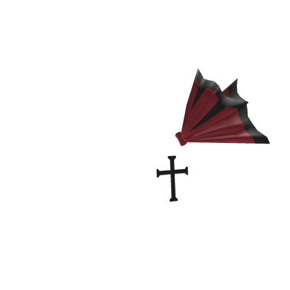 Black-Red Vampiric Hair Bow