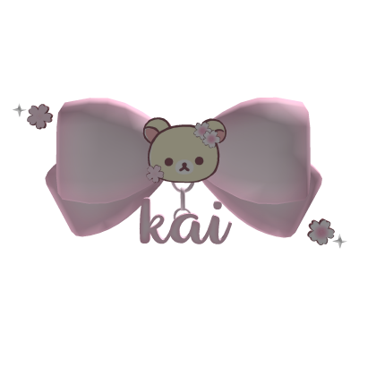 ๑˚ kais sakura bow