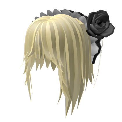 💵 Gothic Blonde Wolf Cut Hair Roblox item