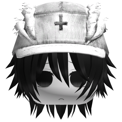 cute moe boy w cross denim hat Roblox item