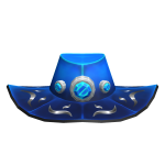 Legion Silver Sapphire Trim Fedora