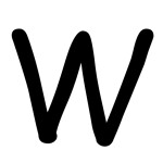 Letter W