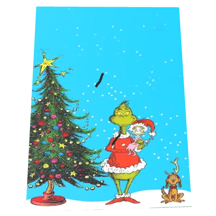 The Grinch Christmas Xmas Cape