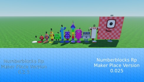 [Map Remake] Numberblocks RP Maker Place