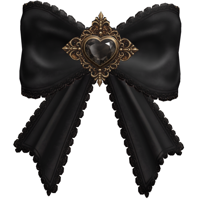 Goth Vampire Hair Bow