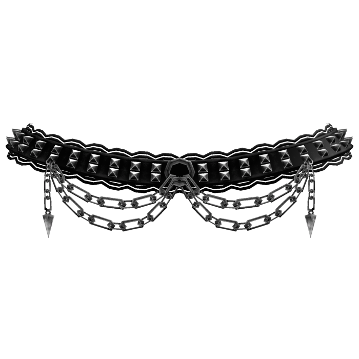 ┊♰ ꒱ gothic lace chained shoulder frills ꒰black꒱  