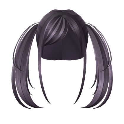 cute dolly moe slate purple black twintails Roblox item