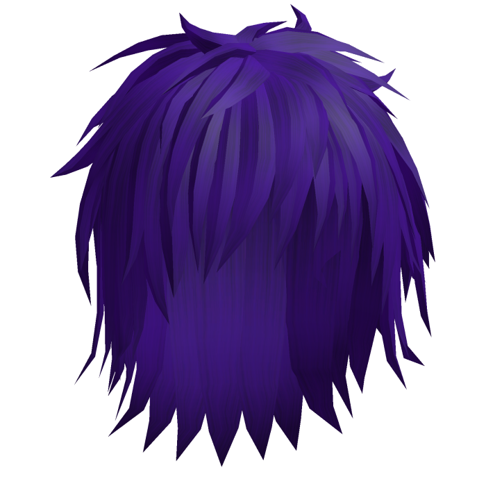 Purple Messy Anime Moe Hair 35.