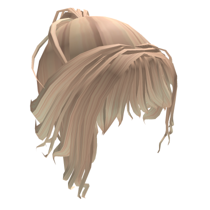 Blonde Preppy Ponytail Messy Hair Roblox item