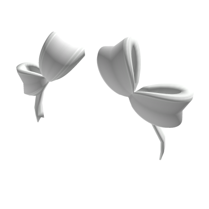 White Iconic Fancy Bows