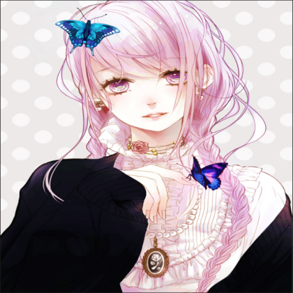 Pink Kawaii-Chan Anime Roblox decal