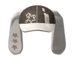 🍀Y2K Brown Star Bunny Cap