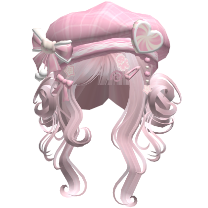 ♡ Christmas Swirly Wispy Buns (Pink)