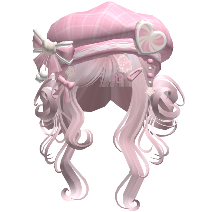 ♡ Christmas Swirly Wispy Buns (Pink)