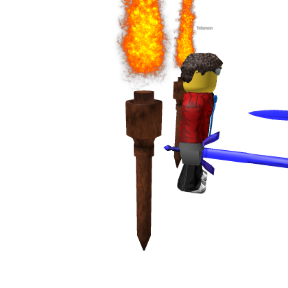 Wucr girl challenging Telamon to a sword fight!