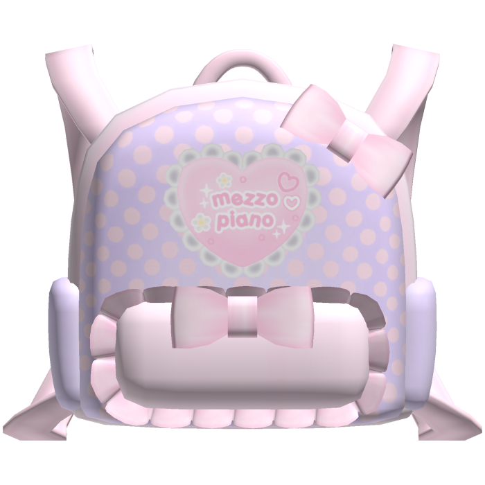 Cute Pink Purple Cutecore Mezzo Piano Backpack 3.0