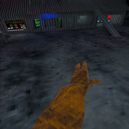 be in an empty room and use a vending machine