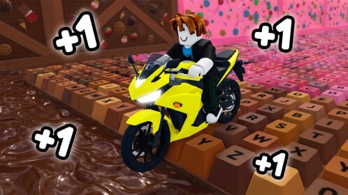 +1 Kecepatan & Lompat Sepeda Motor ASMR Escape [Keyboard] 