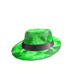Green Sparkletime Fedora