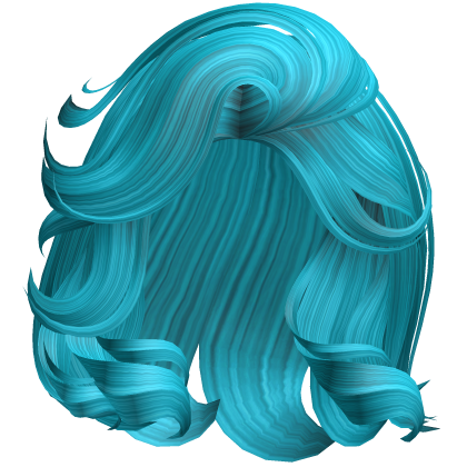 Wispy Layered Short Blowout (Cyan)