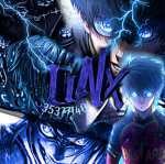 ; @ une