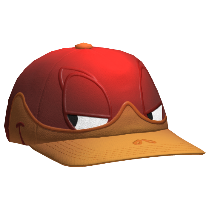 RedSideswept Daffy Duck Cap