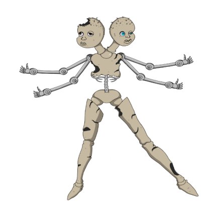 Rosa and Maria the Cursed Dolls of Tragic Memories Roblox decal