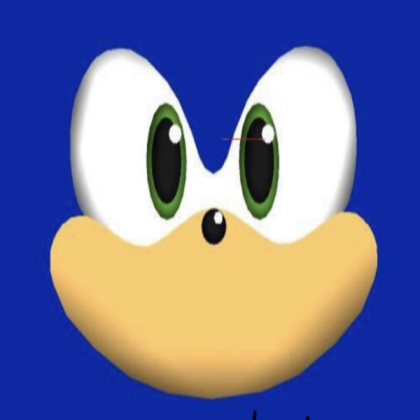 Sonic face texture Roblox decal