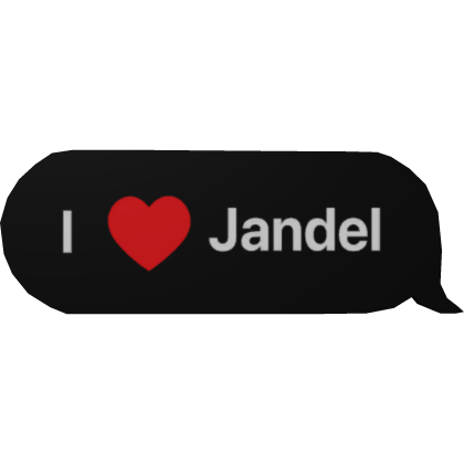 I Love Jandel Roblox item