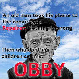 OLD MAN REPAIR SHOP OBBY