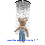 People who shower