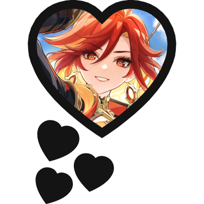 Mavuika Thinking Hearts Genshin Impact Roblox item