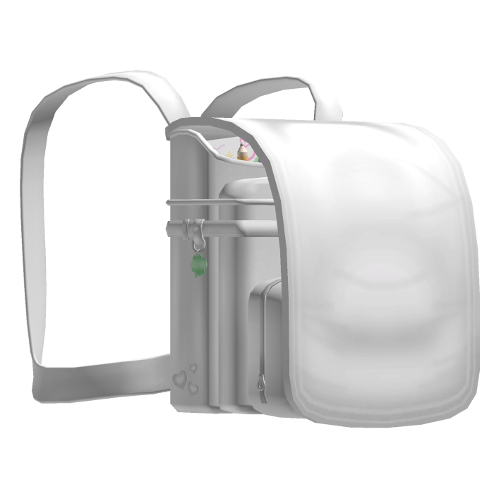 ♡꒱ cutesy white clover randoseru backpack 3.0