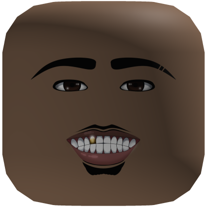 Golden Grill Hood Rich Smile Face Roblox item