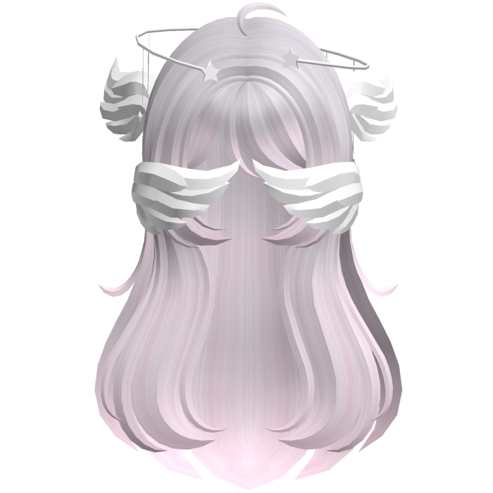 Platinum Pink Angelic Hair W Halo