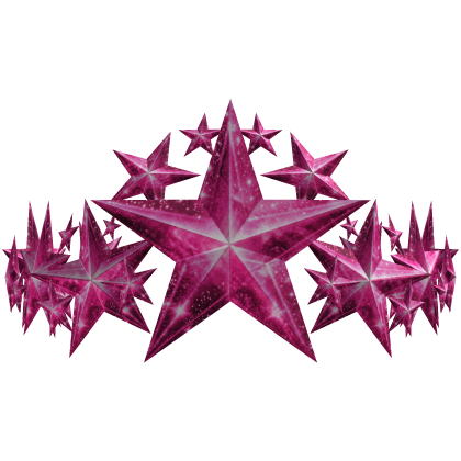 ☑️  Candy Pink Star Crown