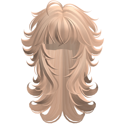 Cute Layered Swirly Hair (Blonde) Roblox item