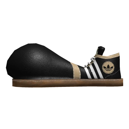 Adidas x WhoseTrade Vintage Black Clown Shoes - Roblox