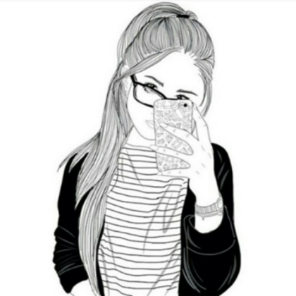 Girl Outline Roblox decal