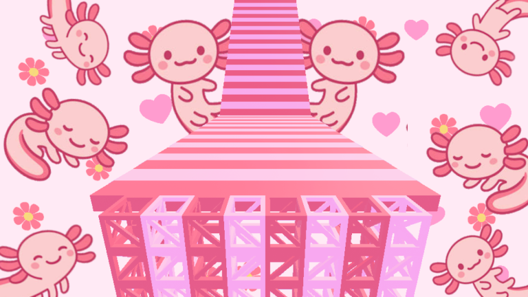 Axolotl Obby 🌸 screenshot 1