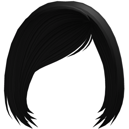 ♡ : black kawaii punk side bangs