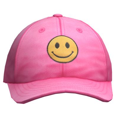 Simple Pink Smile Cap Roblox item