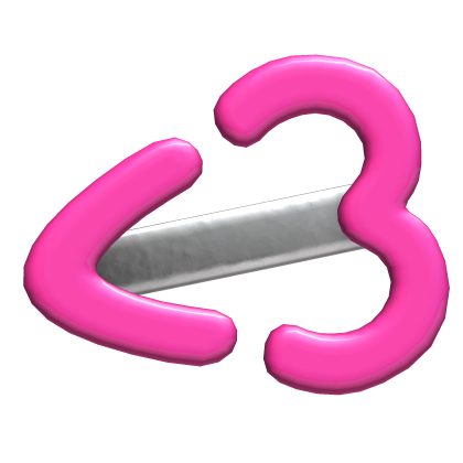 𝓓 | dollie <3 hairclip - hot pink Roblox item