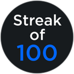 Streak of 100