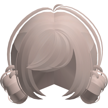 ♡⸝⸝ cute baby doll low messy buns in milk tea