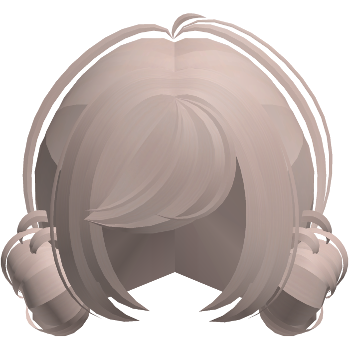 ♡⸝⸝ cute baby doll low messy buns in milk tea