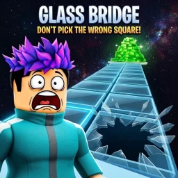 💀 GLASS BRIDGE! DON’T PICK THE WRONG TILE 😱 icon