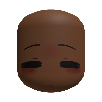 Fuzzy Eepy Soft Face (Cocoa) Roblox item
