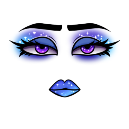 Eerie Makeup™ || Galactic Light Roblox decal