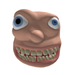 grinning smile man head